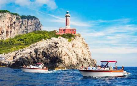 Von Sorrento aus: Capri Insel Boot Tagestour
