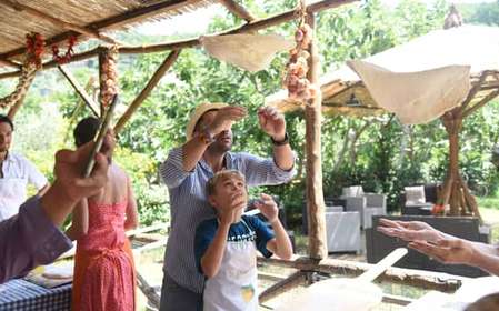 Sorrento: Pizzastunde, Wein und Limoncello auf einem lokalen Bauernhof