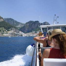 Neapel: Bootstour nach Positano, Amalfi und Ravello