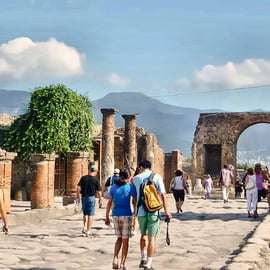 Ab Neapel: Pompeji & Vesuv Smart-Tour mit Tickets