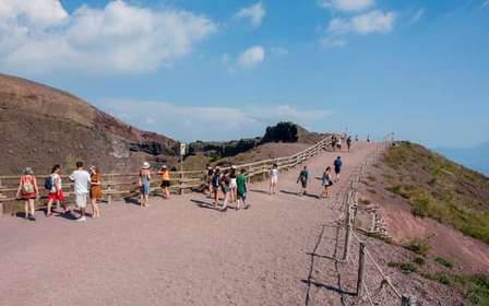 Von Ercolano aus: Vesuvio Park Entry Ticket und Hin- und Rückfahrt mit dem Bus
