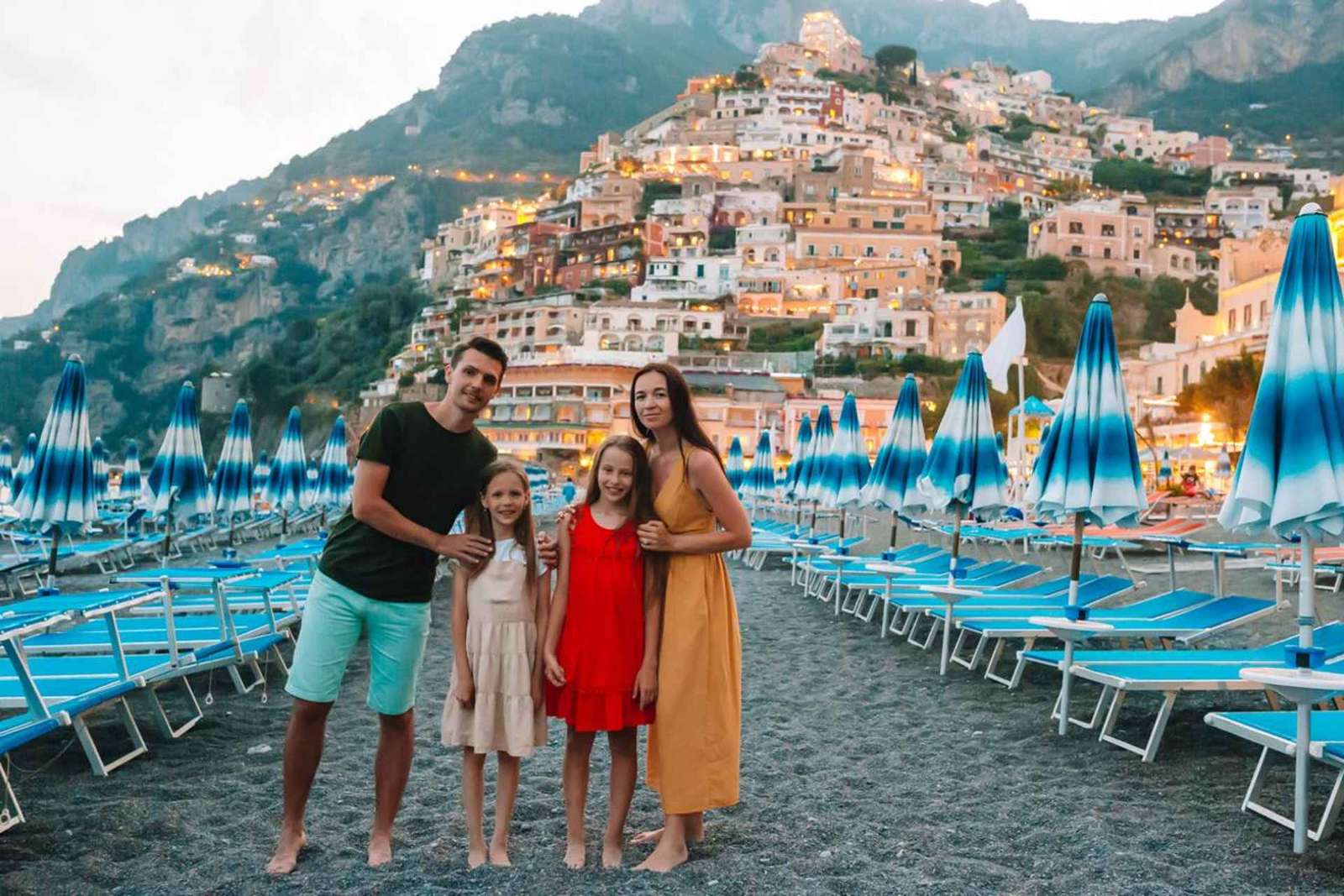 Fotoshooting in Positano: privat am Strand Marina Grande