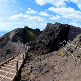 Von Pompei aus: Vesuvius Easy Tour Transfer
