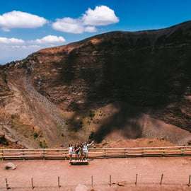 Von Pompei aus: Vesuvius Easy Tour Transfer