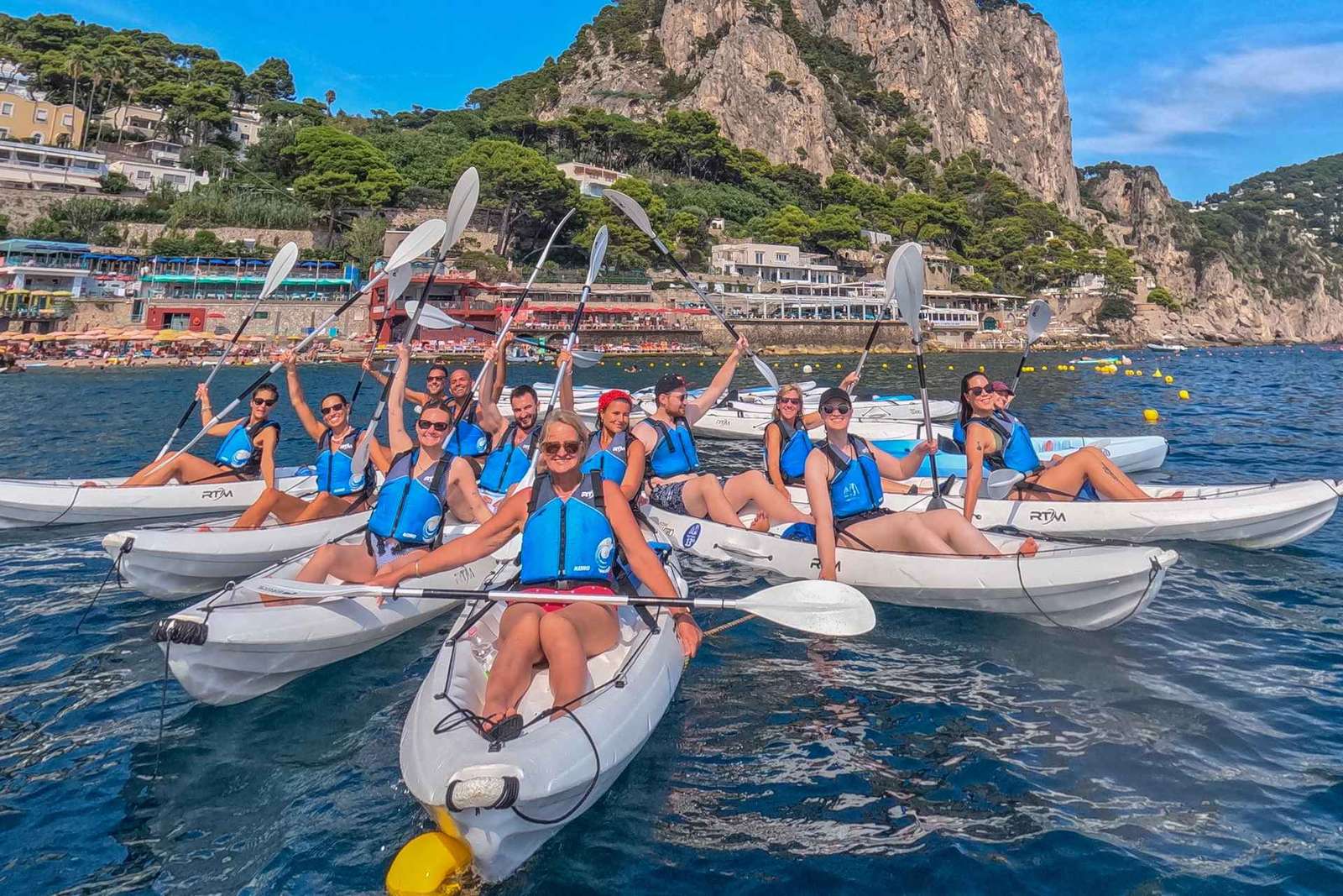 Capri: Höhlen und Strände Kajaktour