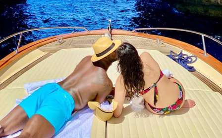Positano: Capri und Blaue Grotte Gemeinsame Bootstour mit Getränken
