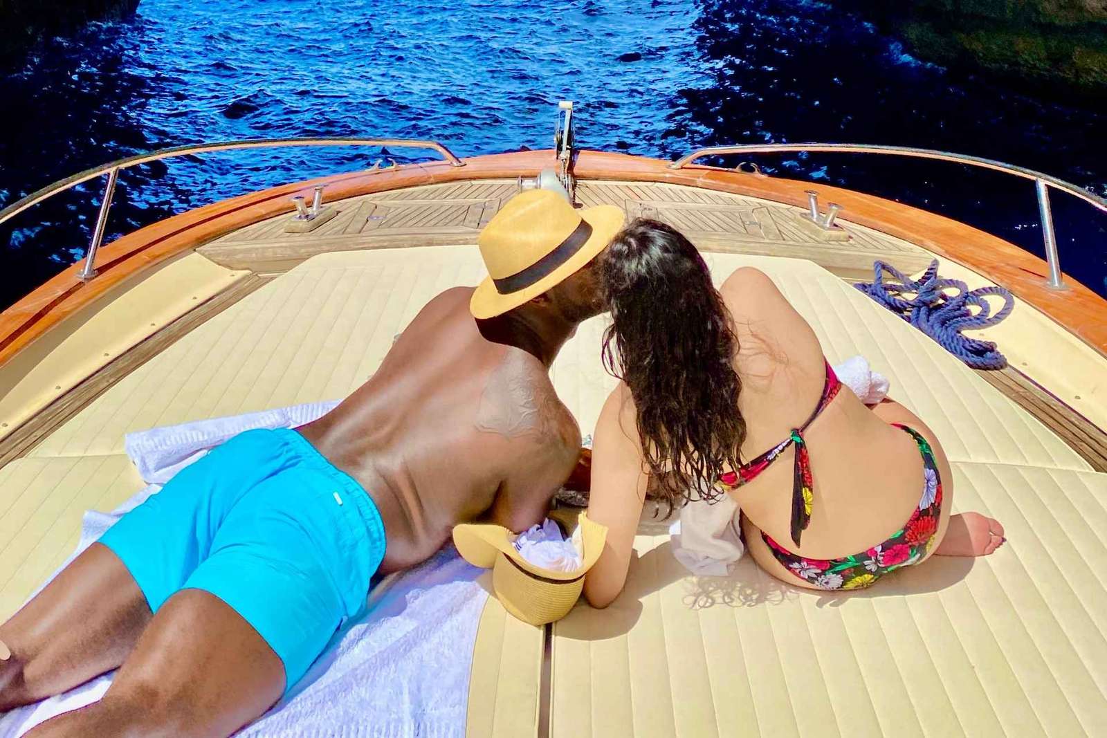 Positano: Capri und Blaue Grotte Gemeinsame Bootstour mit Getränken
