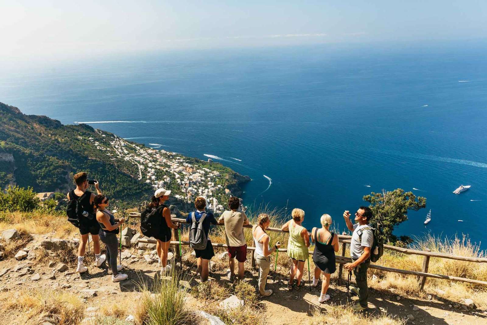 Von Sorrento aus: Geführte Wanderung auf dem Pfad der Götter mit Transfers