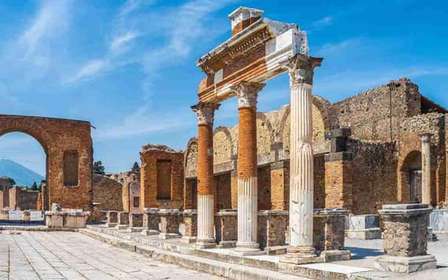 Von Neapel: Besuche die Ausgrabungen von Pompeji und den Vesuv mit Führung und Skip-the-line-Ticket