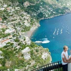 Fotoshooting in Positano mit lokalem Fotografen