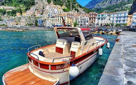 Bootstour von Sorrent nach Positano und Amalfi mit Transfer