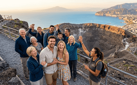 Vesuv Tour ab Neapel mit Bus, Ticket und Audioguide