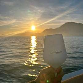 Positano: Gemeinsame Kreuzfahrt bei Sonnenuntergang
