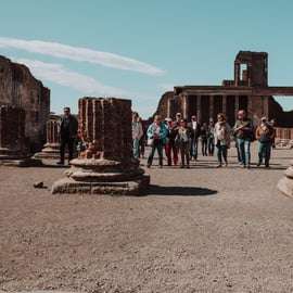 Pompeji und Herculaneum Kleingruppenausflug von Sorrent aus