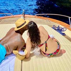 Positano: Capri und Blaue Grotte Gemeinsame Bootstour mit Getränken