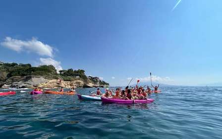 Neapel: Wilde Kajaktour Posillipo
