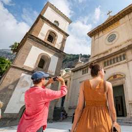 Amalfiküste Tour ab Sorrent: Positano, Amalfi, Ravello
