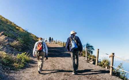 Von Pompei aus: Vesuvius Easy Tour Transfer