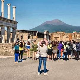 Von Neapel: Pompeji und Vesuv mit Pizzakurs