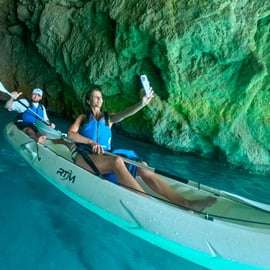 Capri: Höhlen und Strände Kajaktour