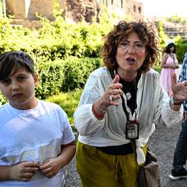 Pompeji Führung mit Archäologen in der Gruppe