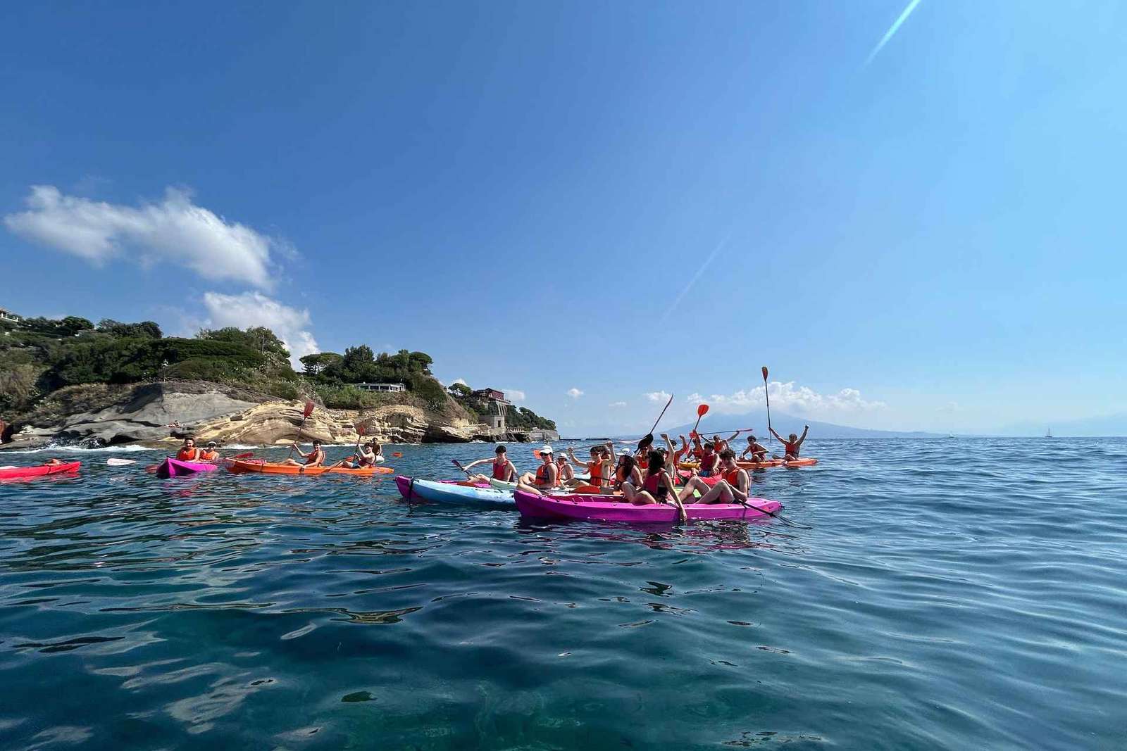 Neapel: Wilde Kajaktour Posillipo
