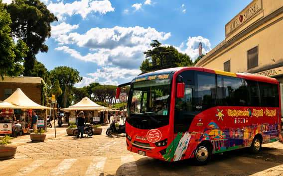 Neapel: Hin- und Rückfahrt mit dem Shuttle-Bus nach Pompeji