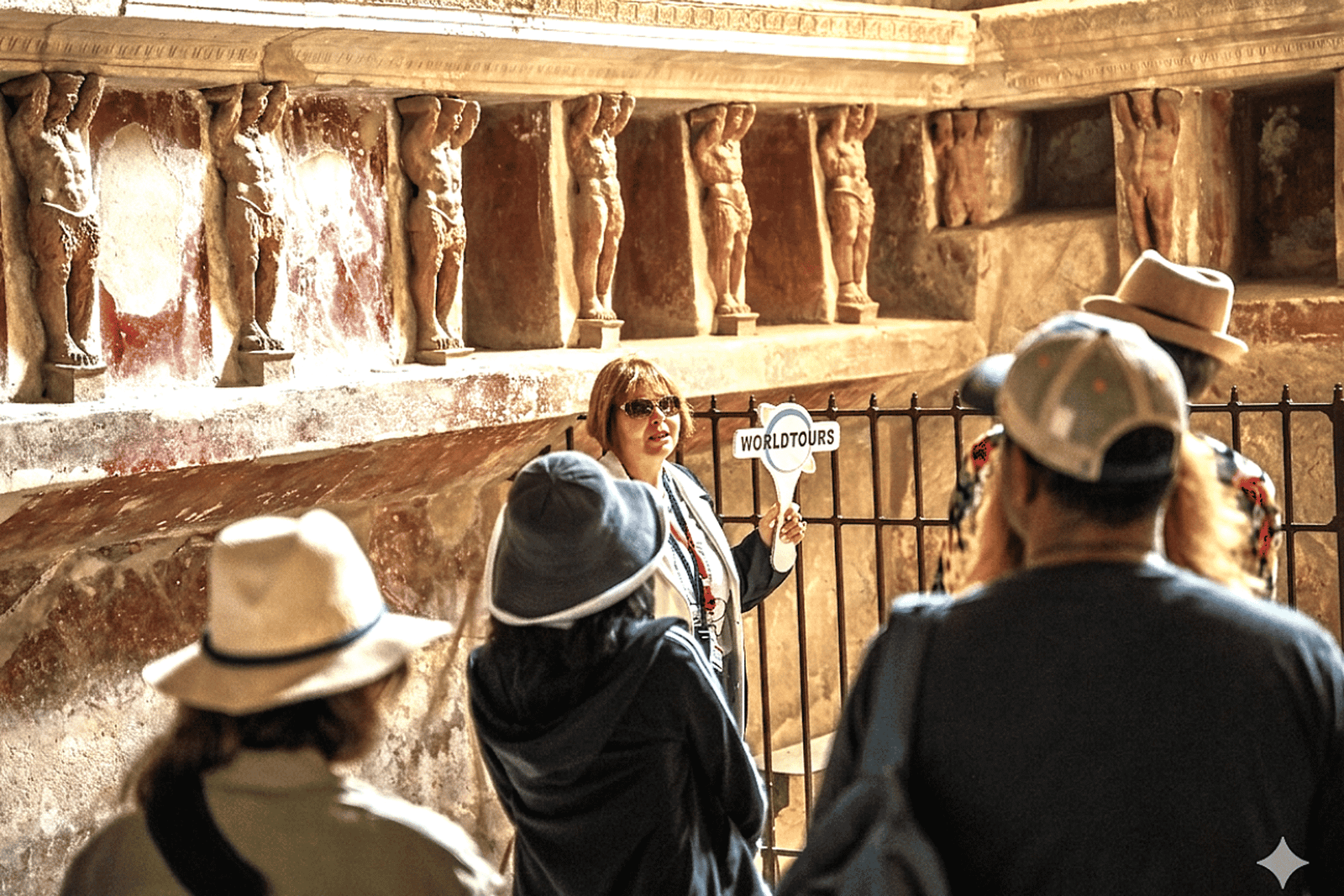 Neapel: Pompeji & Herculaneum mit Tickets und Mittagessen
