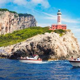 Von Sorrento aus: Capri Insel Boot Tagestour