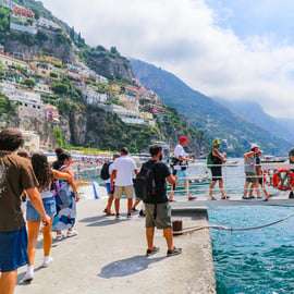 Amalfiküste Tour ab Sorrent: Positano, Amalfi, Ravello