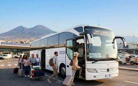 Neapel Flughafen: 1-Weg Shuttle zur Sorrento Küste von Neapel