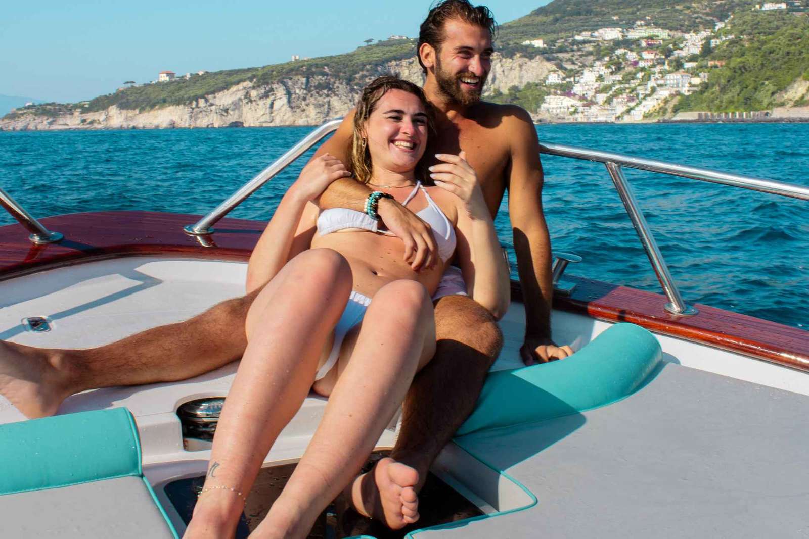 Ab Positano: Tagestour zur Küste von Sorrent und Capri mit dem Boot